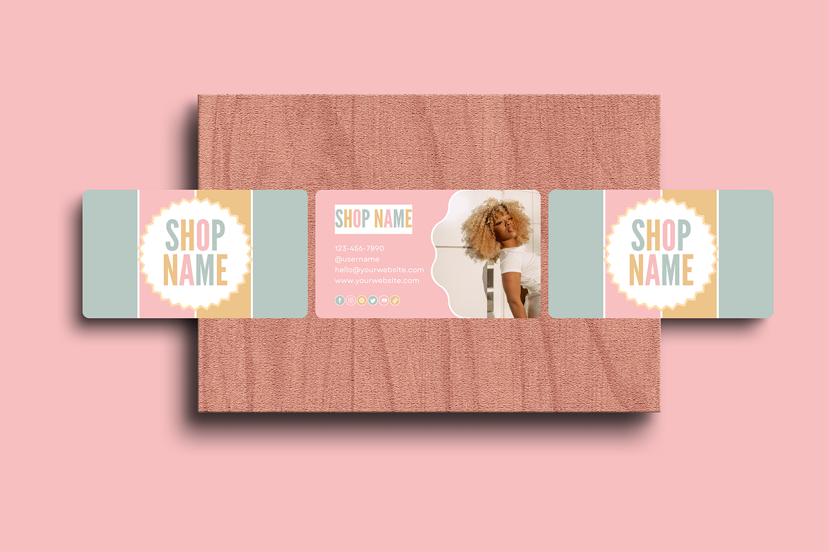 Pastel Business Card, a Business Card Template by SunshineStudioBoutique (Photo 7 of 9)