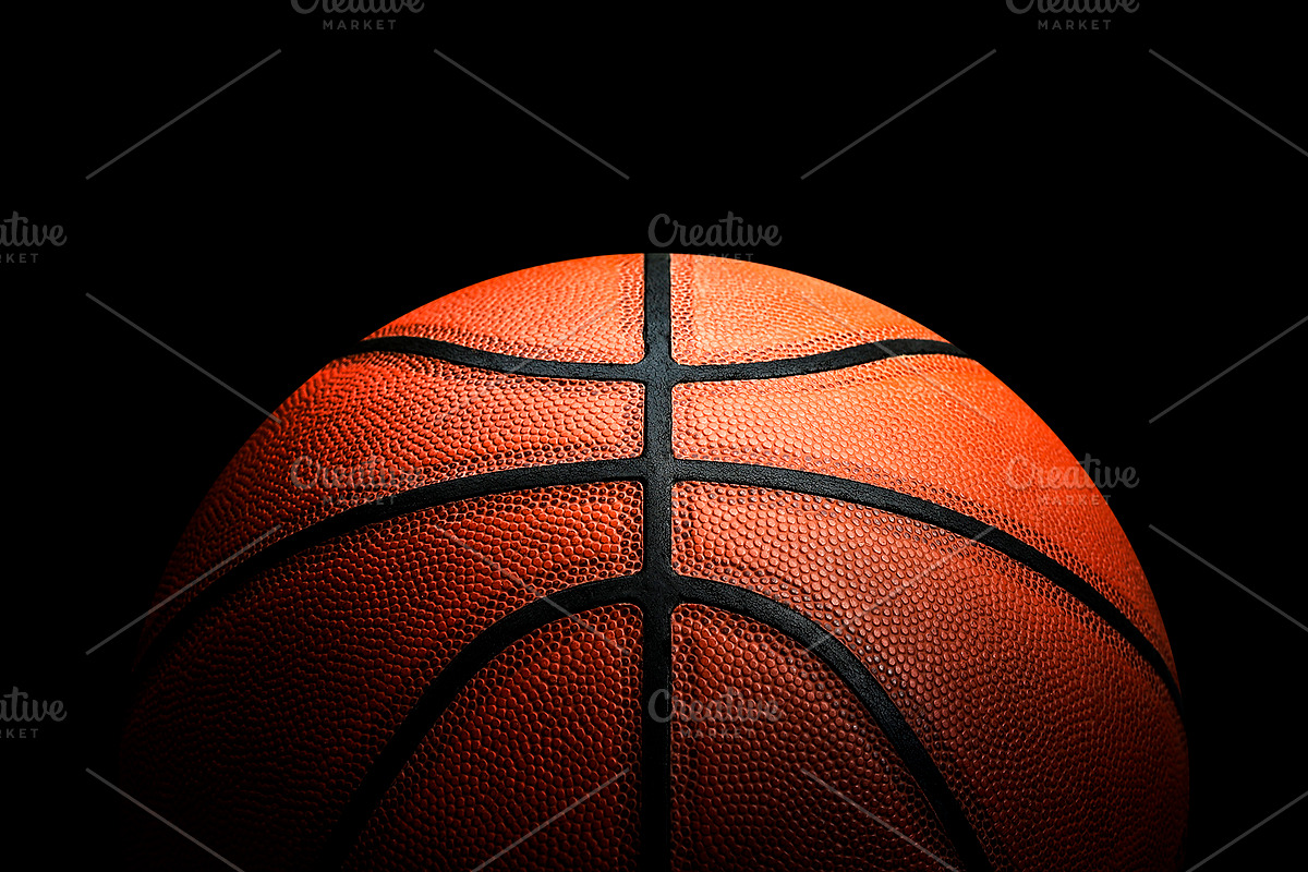Basketball on black background., a Sports & Recreation Photo by Hypnotic (Photo 1 of 2)