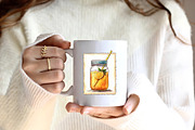 Yellow Summer Postage Stamps Clipart, an Illustration by CreationArt (Thumbnail 4 of 9)