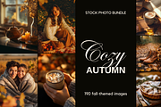 Cozy Autumn Stock Photo Bundle, a Person Photo by Serenefeeling (Thumbnail 1 of 26)