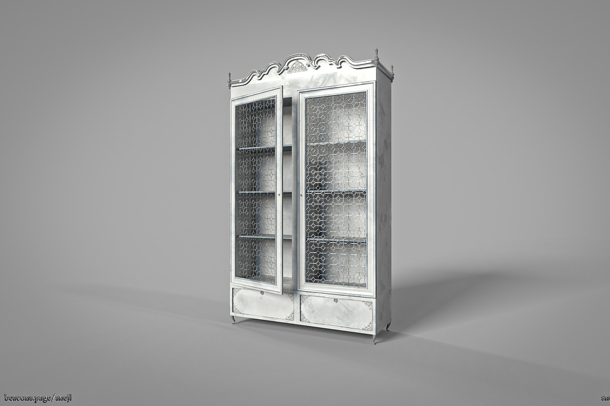 Vintage cupboard, a Furniture 3D Model by Snji | 3D Models (Photo 4 of 13)