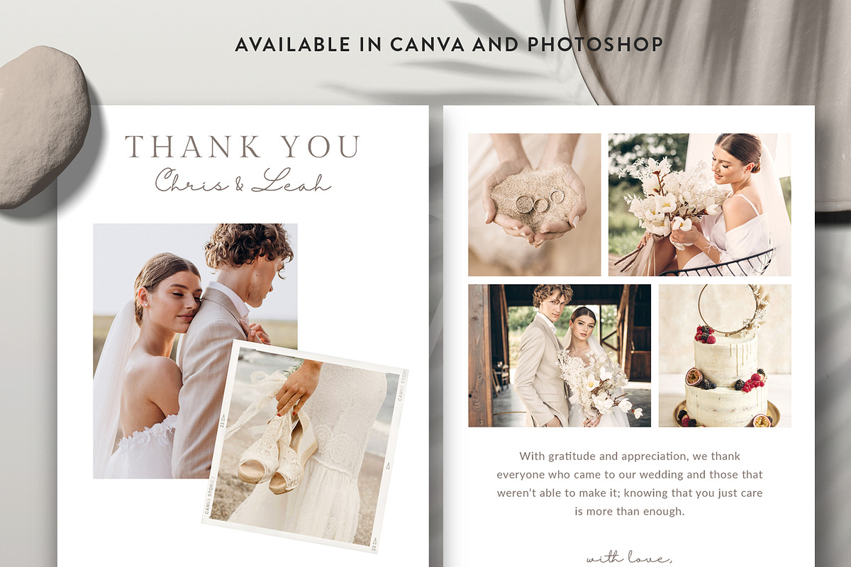 Thank You Card Template TC001, an Invitation Template by Bellenity Design (Photo 4 of 4)