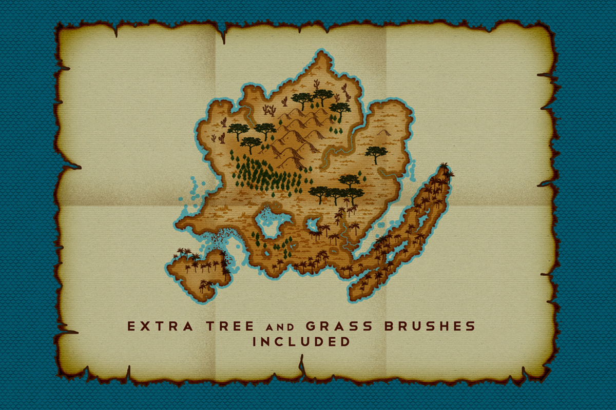 Treasure Map Styles with Extras preview 3