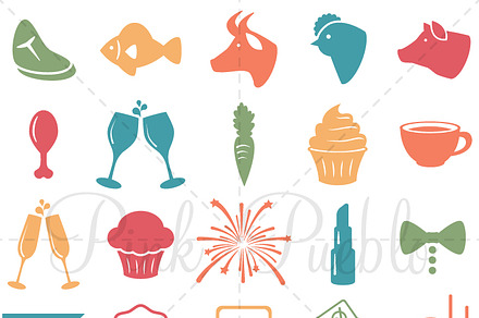 Hand Drawn Wedding Photoshop Brushes preview 2