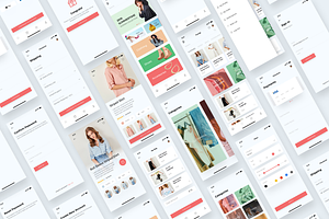 Trendy Shopping ECommerce UI/UX KIT