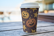 Funny Pumpkin Starry Night Pattern, a Pattern Graphic by FloridPrintables (Thumbnail 9 of 11)