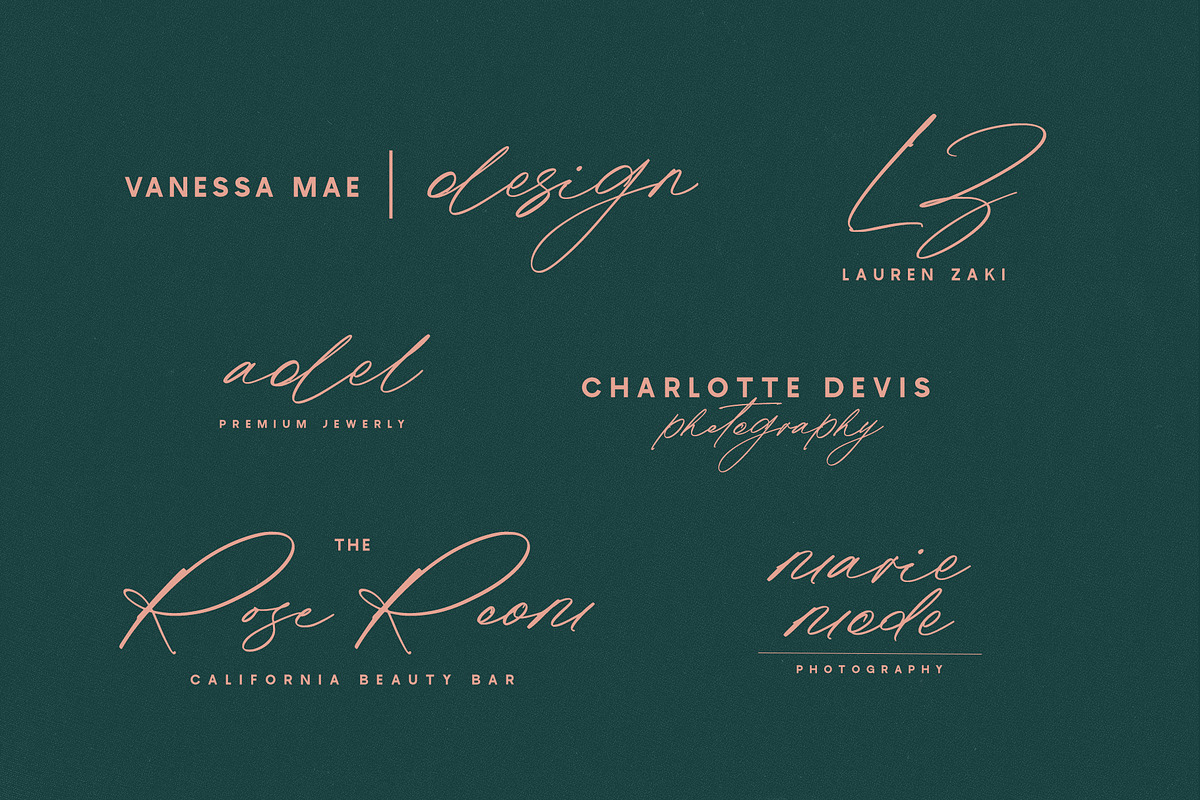 Olivie Font Duo / Script & Sans preview 8