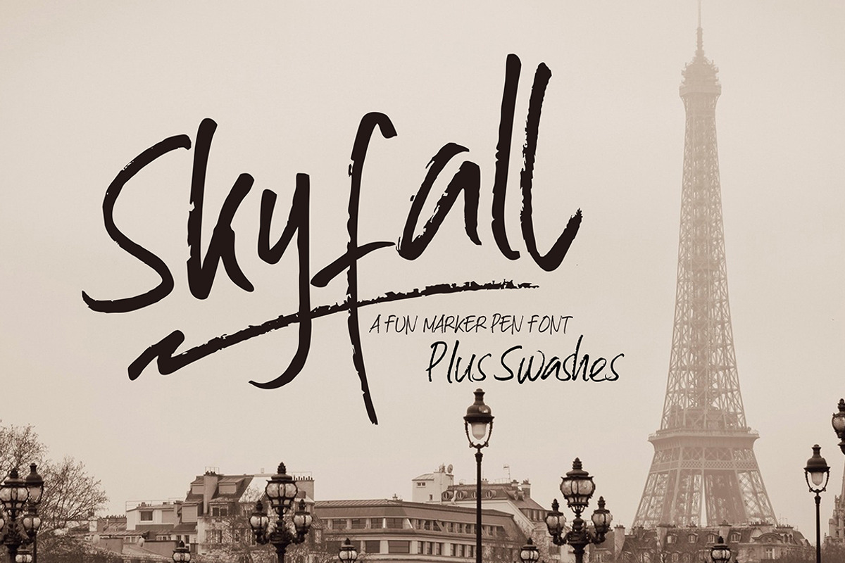 Skyfall Font