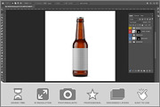 Beer Bottle PSD, a Cups & Container Mockup by Bruno's Shop (Thumbnail 2 of 3)