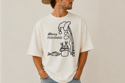 Merry Fishmas SVG Christmas Fishing, an Object Graphic by TanchaArt (Thumbnail 6 of 7)