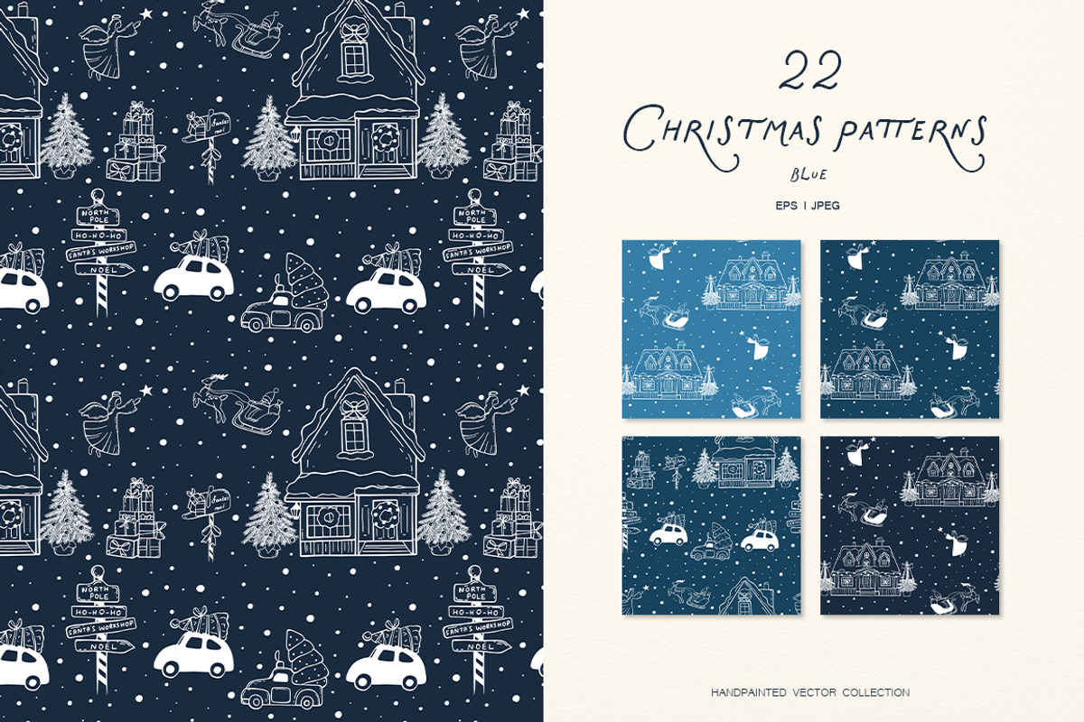 Whimsical Set Cozy Christmas, a Seasonal Illustration by ViktoriyaD (Photo 15 of 20)
