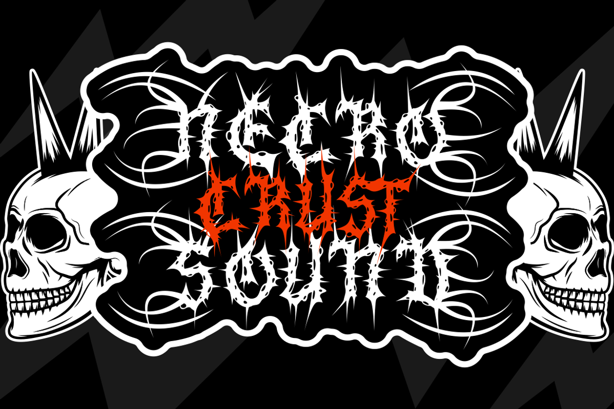 Silent Scream - Metal Font, a Blackletter Font by PutraCetol Studio (Photo 3 of 11)