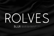 Rolves Blur, a Sans Serif Font by Craft Supply Co. (Thumbnail 1 of 8)