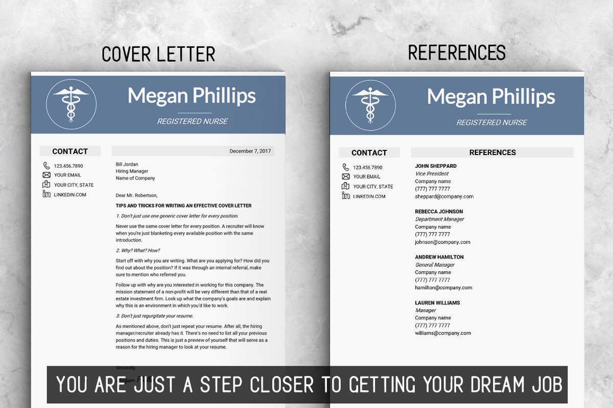 Medical Resume Template //, a Resume Template by LevelUpResume (Photo 5 of 5)