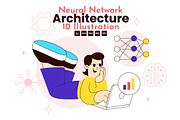10 Neural Network Architecture, a Technology Illustration by denayunebgt (Thumbnail 1 of 4)