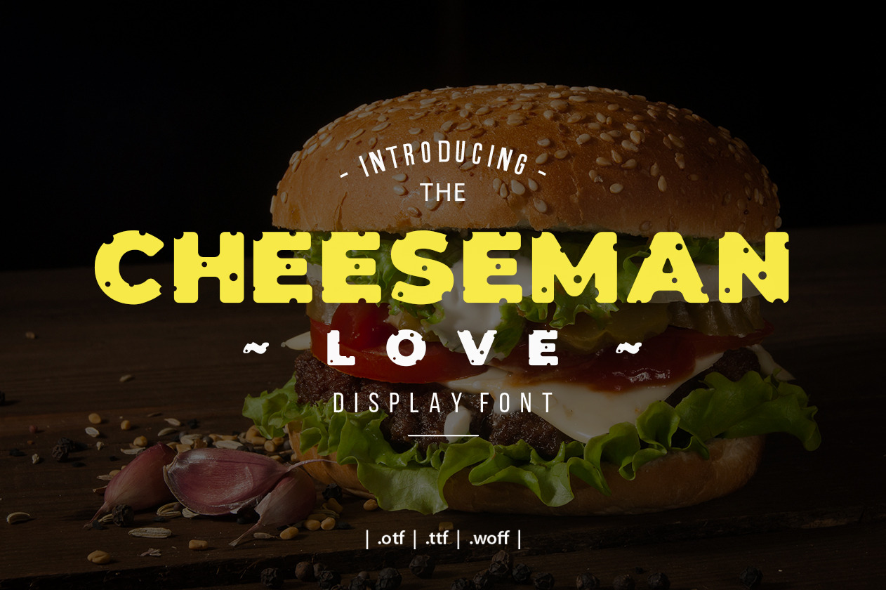 Cheeseman Love Font by Yantodesign  Creative Market