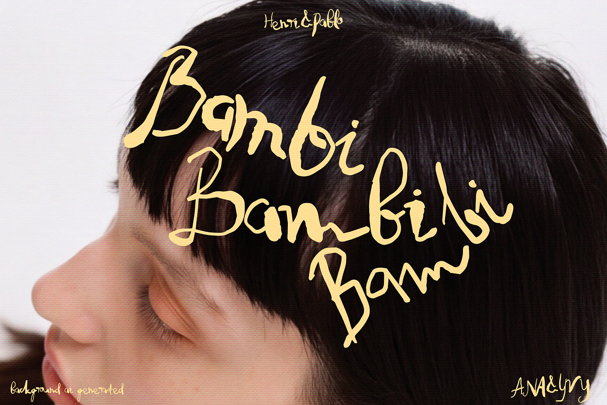 HENRI & PABLO paintbrush font, a Handwritten Font by ana & yvy (Photo 8 of 15)