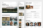 Travel Agency Website UI Figma, an UI Kit Template by peterdraw (Thumbnail 4 of 7)