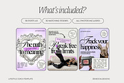 Lifestyle Coach Instagram Templates, a Social Media Template by ZenSocialDesigns (Thumbnail 4 of 9)