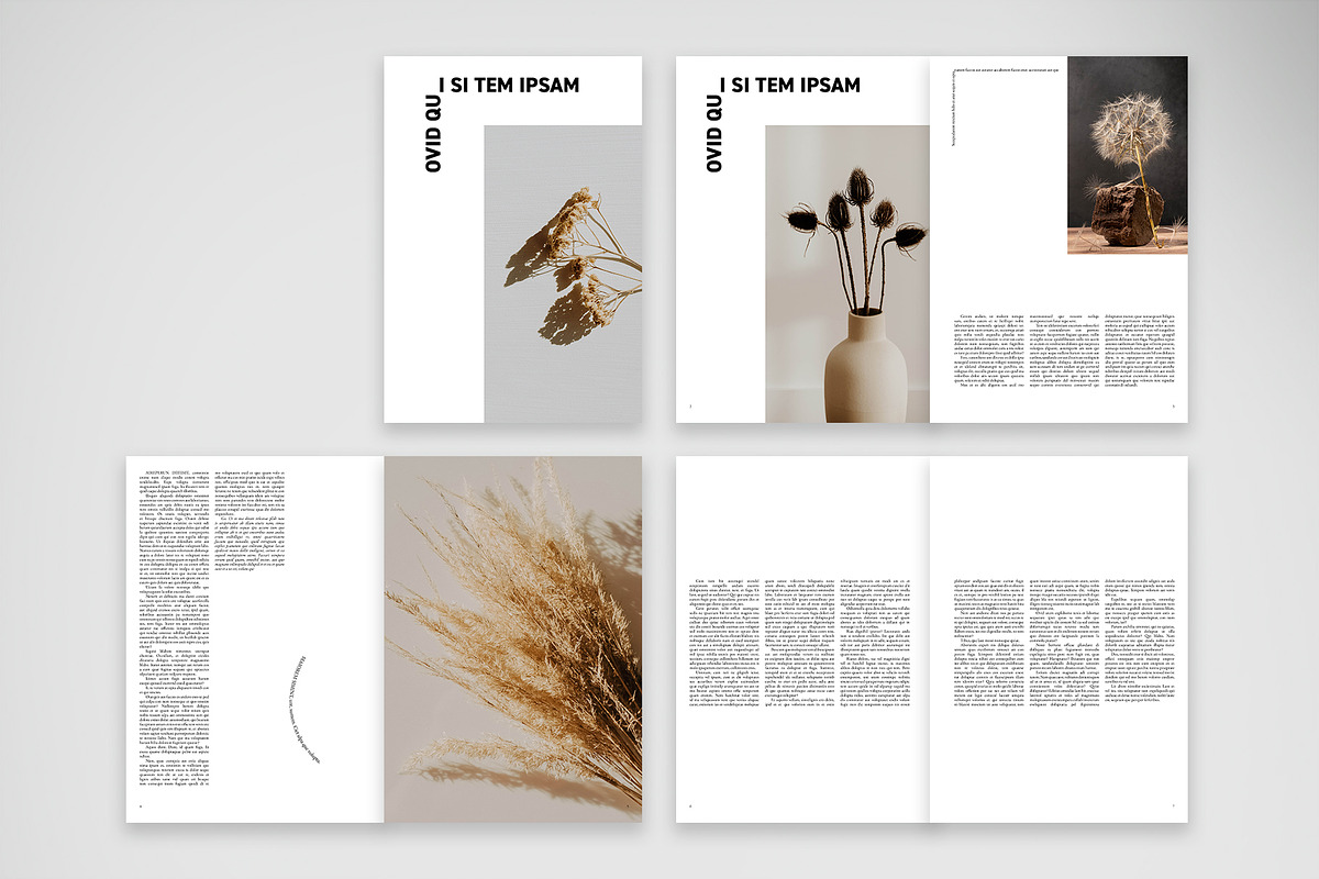 Modern Brochure with Free Text preview 2
