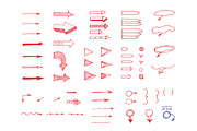 102 Hand drawn arrows., an Object Graphic by Olgaart (Thumbnail 4 of 5)