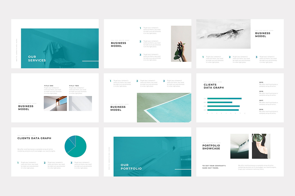 Phantom Minimal PowerPoint Template, a Presentation Template by slidequest