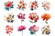 Whimsical Spring Garden Clipart, an Illustration by DreamArtGraphic (Thumbnail 3 of 4)