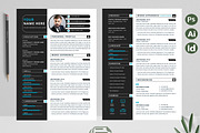 Modern Resume | Modern CV, a Resume Template by Attractive Resume (Thumbnail 2 of 3)