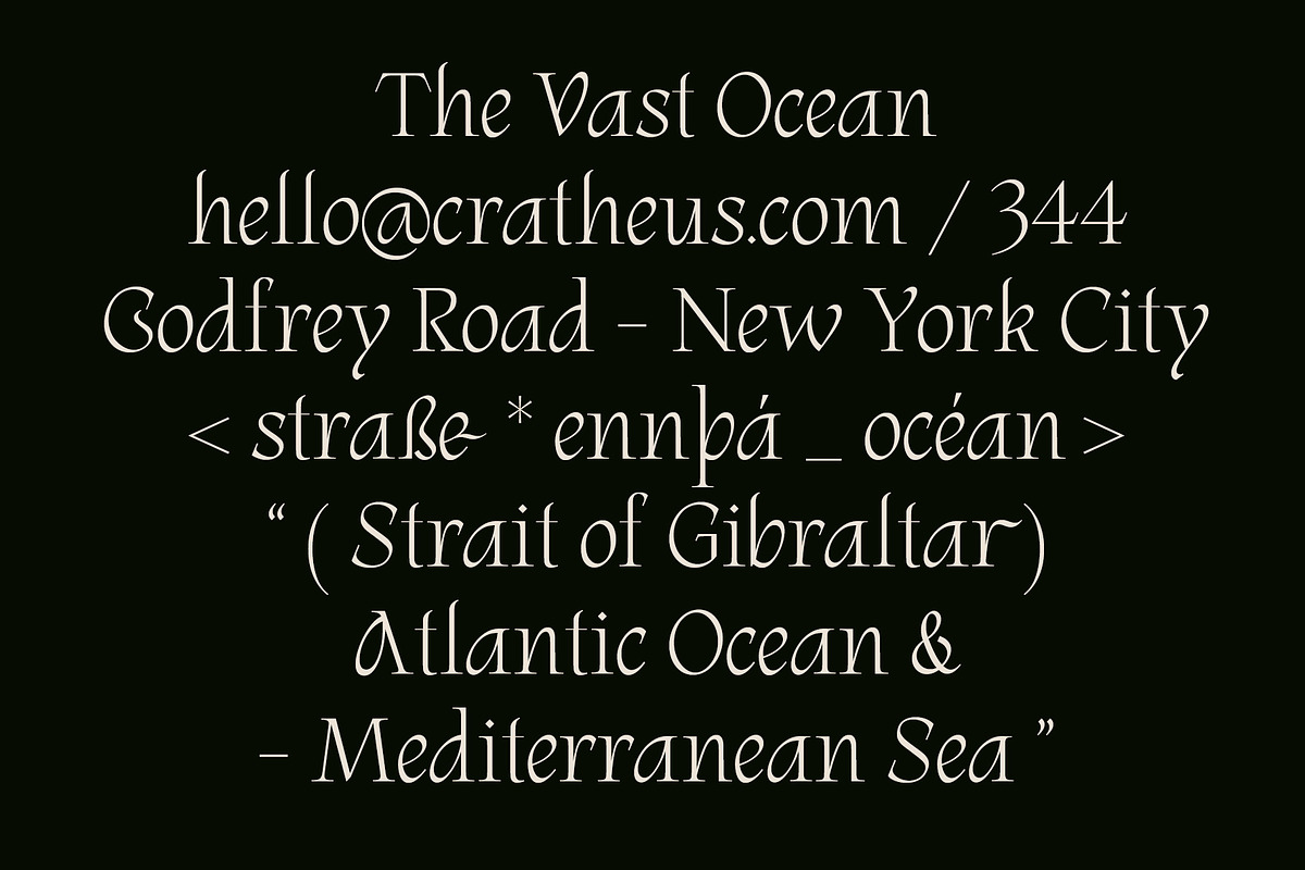 ED Cretheus Display Serif, a Serif Font by Emyself Design (Photo 5 of 12)