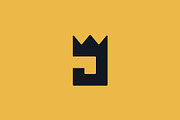 Letter J crown king logo design, a Branding & Logo Template by Amadul11 (Thumbnail 1 of 5)