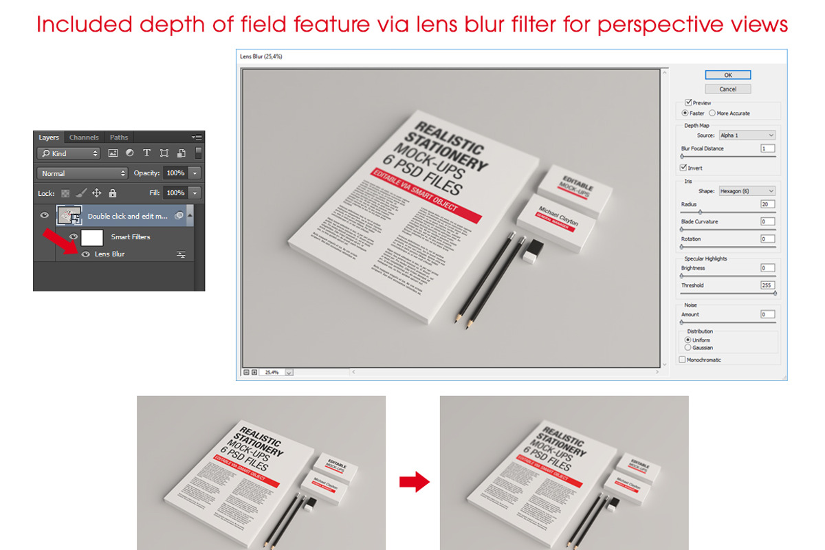 Realistic Stationery Mockup, a Product Mockup by aykutfiliz (Photo 7 of 8)