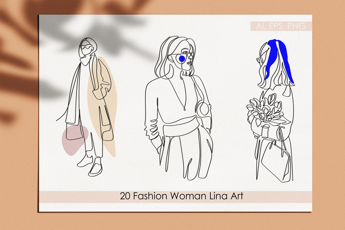 Women fashion art. Fashion vector, a Person Illustration by velychko.ua (Photo 7 of 11)