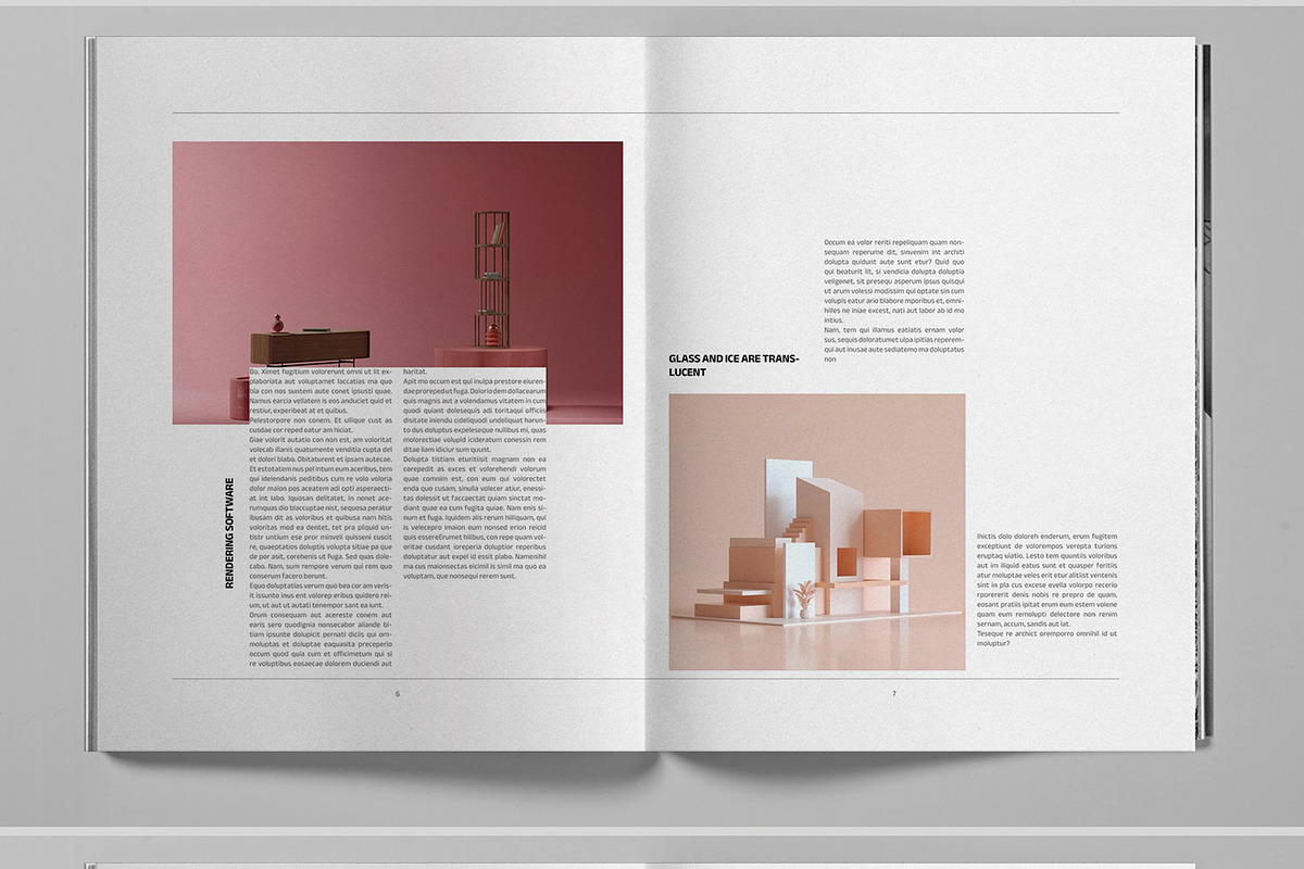 Magenta 3D Render Catalog Brochure, a Brochure Template by Boris Cupac (Photo 5 of 7)