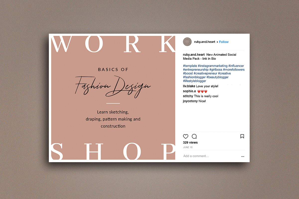 Animated Event Promo Instagram Pack, a Social Media Template by Ruby&Heart Studio (Photo 4 of 7)