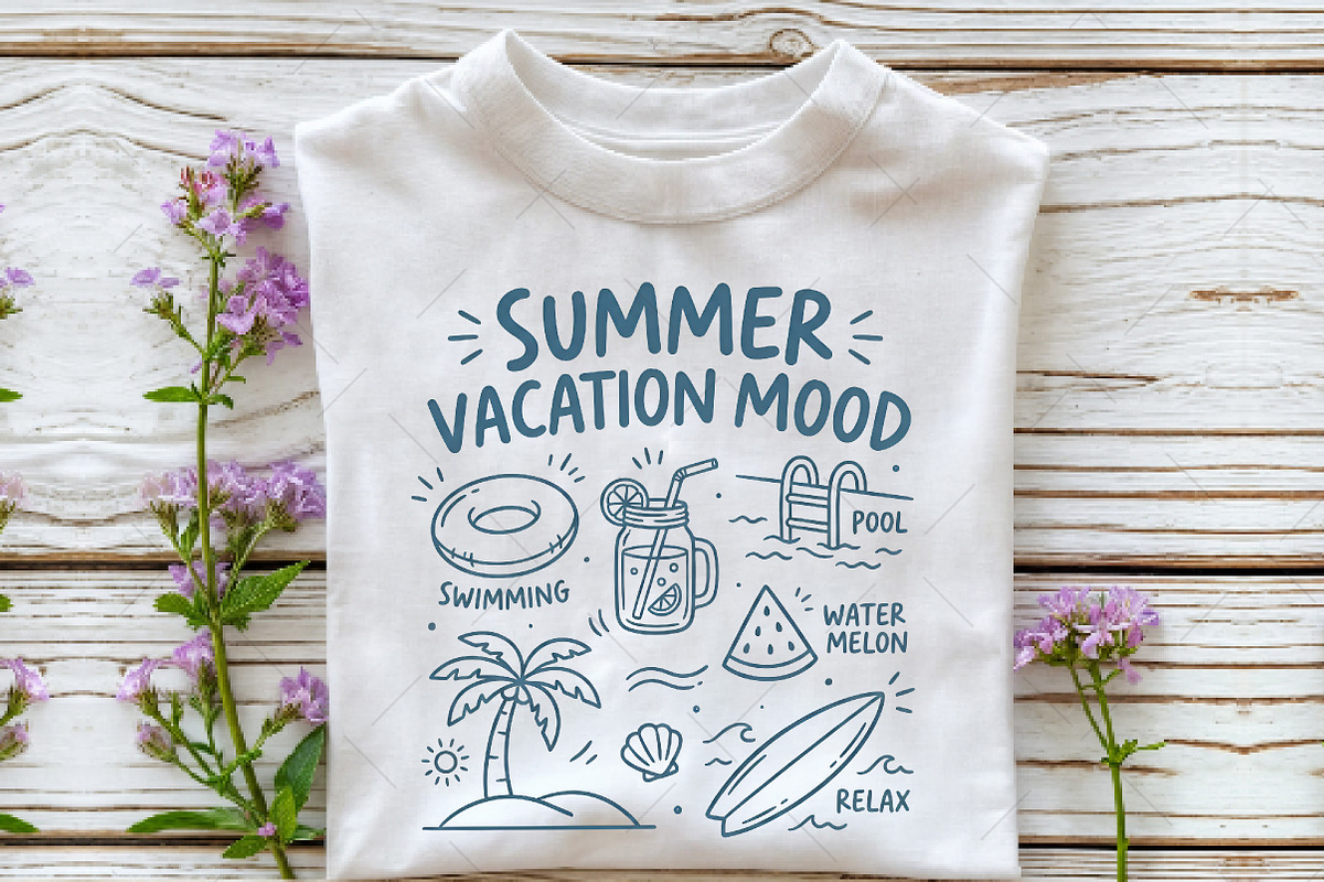 Summer Beach Vacation Mood PNG, an Illustration by OK Design (Photo 5 of 5)