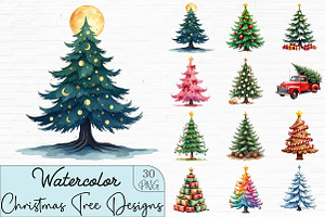 Christmas Tree Sublimation Designs, an Illustration by CrexoraLab