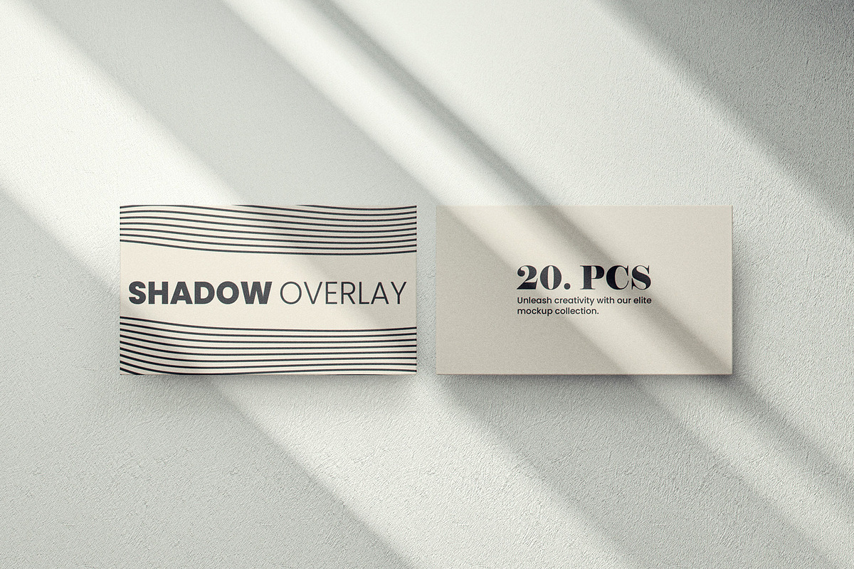 Shadow Overlay Pack Mockup, a Product Mockup by Designer Dude
