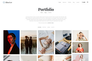 Alina - Photography Portfolio HTML