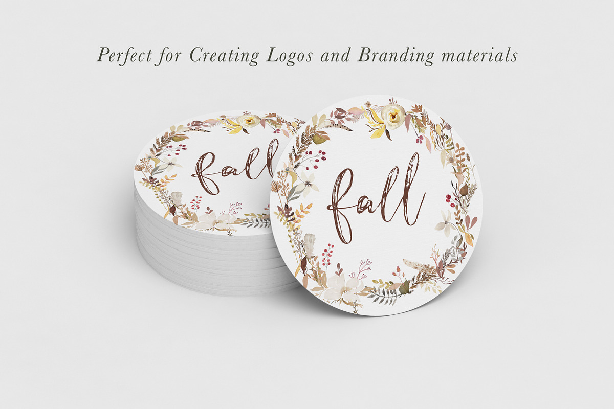Fall for Autumn - Watercolor Clipart, an Illustration by The Autumn Rabbit Ltd (Photo 6 of 7)