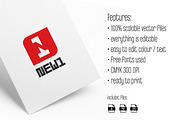 New1 logo, a Branding & Logo Template by vectorlogos89 (Thumbnail 1 of 2)