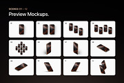 iPhone 16 Pro - 24 Mockups Scenes, an iPhone Mockup by Asylab (Thumbnail 2 of 58)