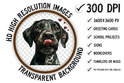 Whimsical Dogs Valentine's Day Png, an Illustration by Craft Nest (Thumbnail 2 of 9)