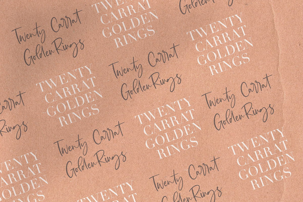 Goldie Blanket - Modern Calligraphy, a Script Font by Letterative Studio (Photo 2 of 7)