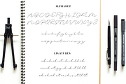 Unforgiven handlettered script, a Script Font by Quothron (Thumbnail 5 of 7)