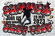 King Graffiti Font, a Blackletter Font by Nobu Collections (Thumbnail 3 of 10)