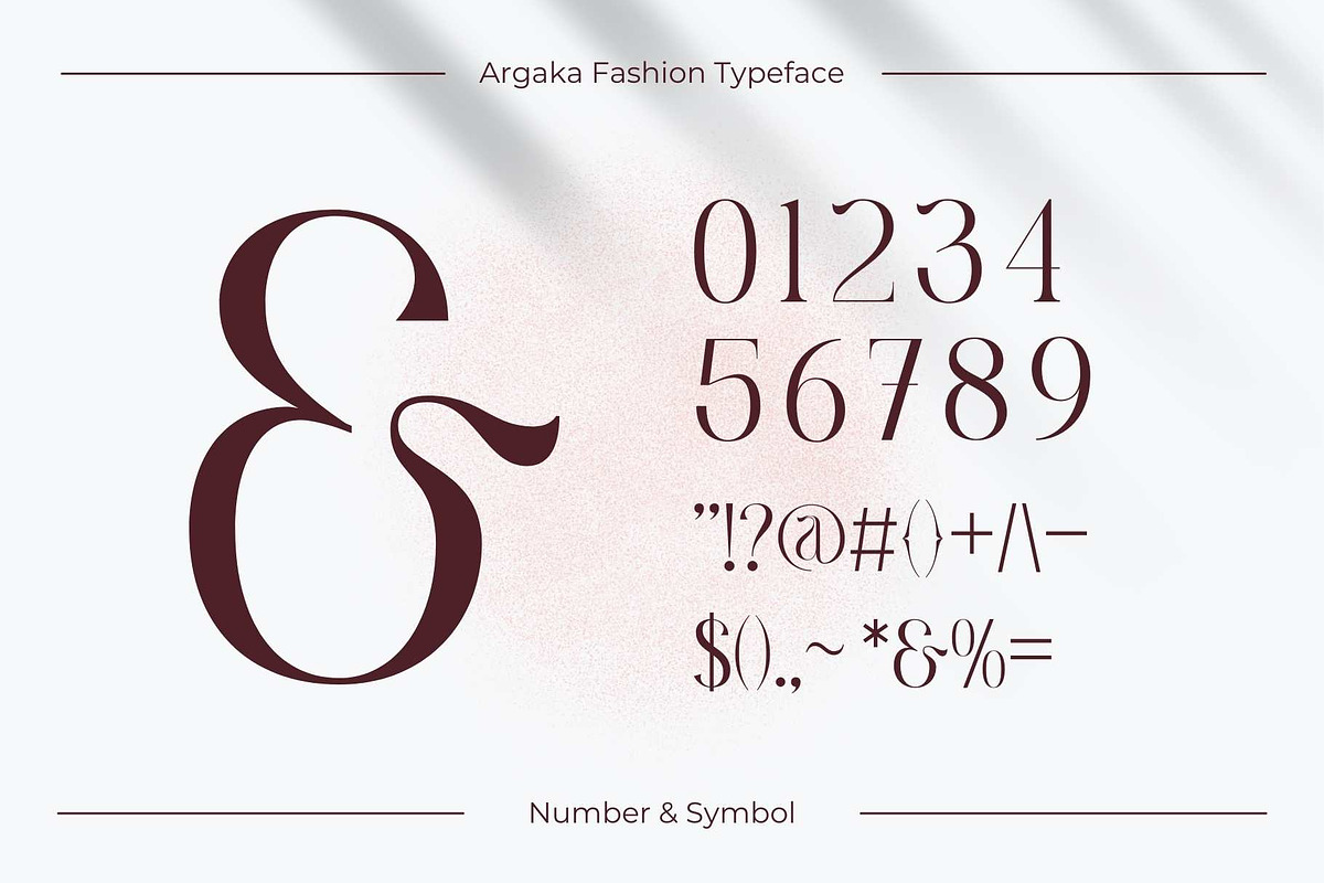 Argaka Fashion - Modern Serif, a Serif Font by Nirmana Visual (Photo 3 of 10)