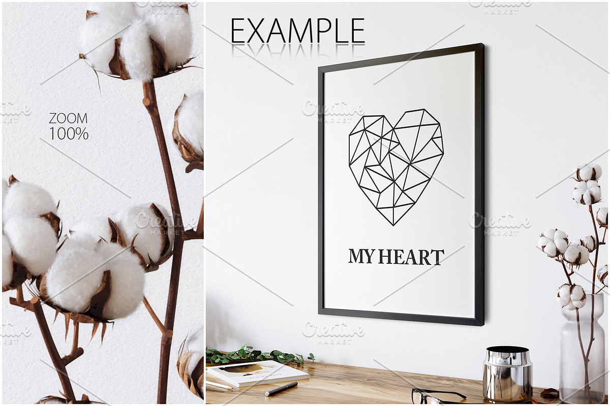 Frames & Walls Scandinavian Bundle-4, a Household Mockup by Yuri-U (Photo 27 of 38)