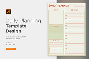 Daily Planner Sheet Design -29