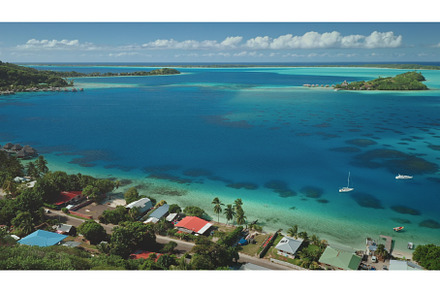 Bora bora island in French Polynesia, a Nature Photo by Goinyk