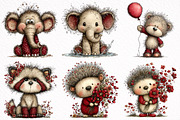 Whimsical Summer Baby Animals Clipar, an Illustration by DreamArtGraphic (Thumbnail 6 of 7)